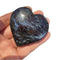 Multi Shaped Natural Astrophyllite Garnet Gemstone Crystal Heats Nuummite Palms Stones for Healing Meditation