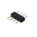 100pcs/Pack P4 4Pin Connector Black 4 Pin Black White RGB Double Needle Connector 4-Pin for 5050 RGB Color LED Strip Light
