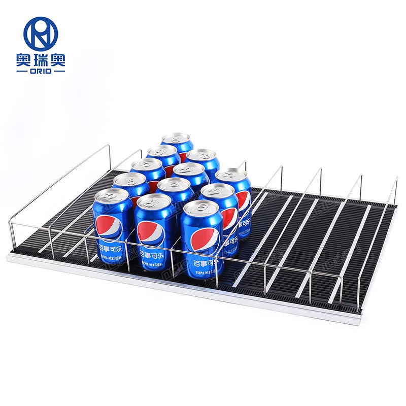 Supermarket Grocery Store Sheves Display Products Bottle Pusher Drink Soda Refrigerator Gravity Shelf