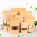 Factory Direct Sales Free Sample Paper Zip Lock Bag Kraft Paper Bag for Food Packaging