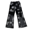 DENIMGUYS American Street Style Mens Jeans Hip Hop Punk Rock High Street Graffiti Paint Denim Pants