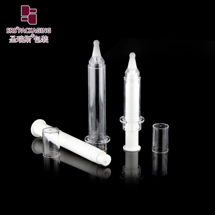 Manufacturer 5ml 10ml 20ml High-end Cosmetic Plastic Airless Syringe Bottle