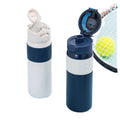 24oz/650ml 316 Stainless Steel Vacuum Insulated Sports Water Bottle Leakproof Thermos for Hiking Camping Travel Hot & Cold