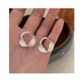 Factory Wholesale 925 Sterling Silver Twist Texture Chunky Clip Earrings for Women Gifts