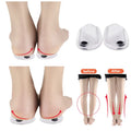 Silicone Gel Orthotic Heel Pad Comfort Insoles for Leg Orthopedic Varus Correction Foot Care Insert Insoles with Pain Relief