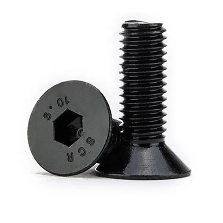 10.9 Grade Black Oxide Countersunk Head Socket Machine Screw DIN7991
