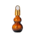 Rollerball Double Gourd Essential Oil Bottle Glass Lightproof Essence Empty Bottle Glue Tip Dropper Rollerball Dispenser Bottle