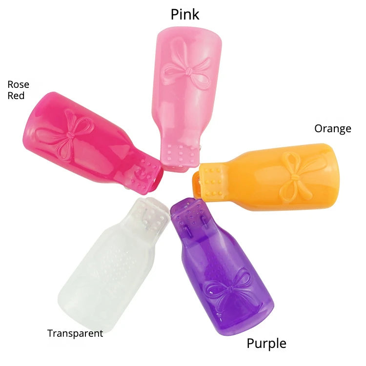 Hot Seller Wearable  Nail Soaker Nail Gel Polish Remover Soaker Nail Clip 10pcs