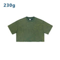 230g Women's Sorona Casual Solid Breathable Loose Summer Anti-Pilling Digital Printing Short-Sleeved Washed ECO-Friendly Knitted