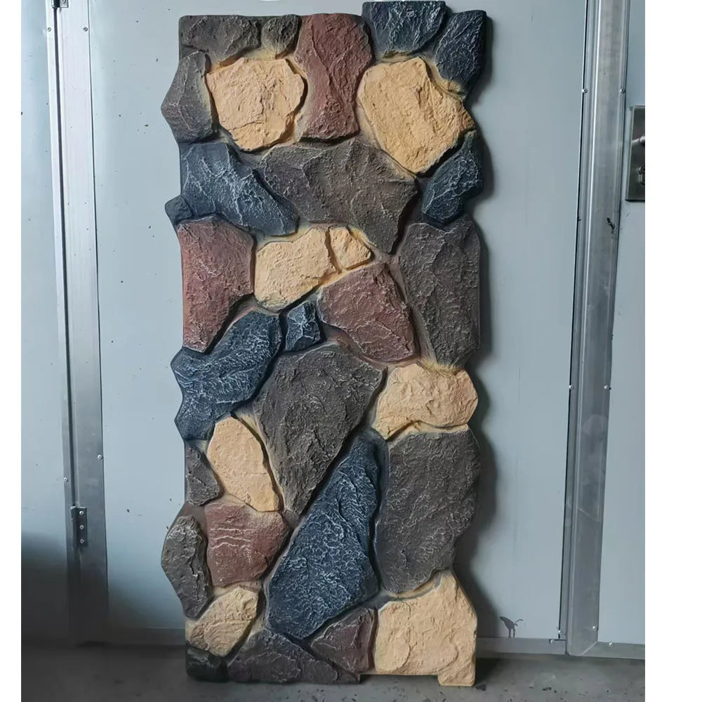 DingShang Modern Design Artificial PU Stone Veneer Waterproof and Fireproof Faux Decorative Stones for Indoor and Exterior Use