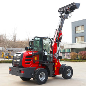 CE Small Farming Mini Wheel Loader with Euro3 Diesel Engine Crawler Telescopic Front End Gearbox 4-in-1 Bucket
