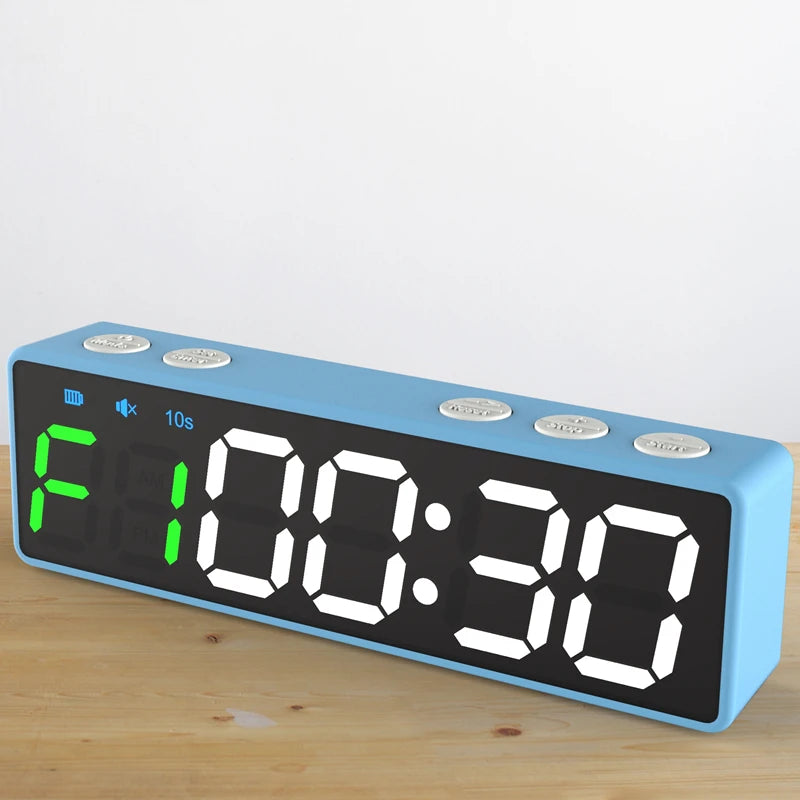 Ganxin LED Digital MMA Workout Equipment Training GYM Boxing Timer Indoor Fitness Sports Portable Interval Timer Countdown Clock
