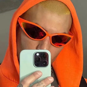 2000S Aesthetic Men Women Sports Sunglasses Y2K Future Tech Silver Sun Glasses Cyberpunk Wrap Around Eyeglasses UV400 Shades