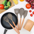 Home and Kitchen Utensils 6 Pieces in 1 Set Silicone Kitchen Accessories Kitchen Utensils