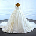 Jancember RSM67224 Bridal Gowns Wedding Dress Long Sleeves Luxury Ball Gown Wedding Dress