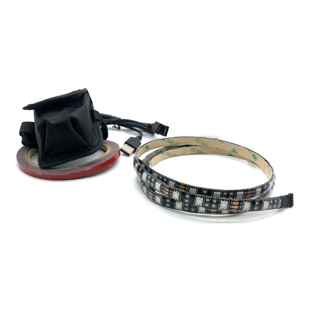 Waterproof LED Strip Flashlight Lamp for Xiaomi M365 Electric Scooter Skateboard Bottom Plate Light Strips