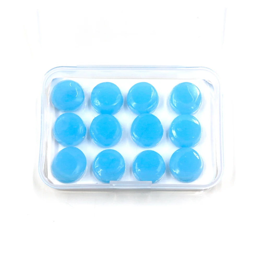Silicone Gel Earplugs Moldable Earplugs Reusable Noise Reduction Soft Ear Plug for Hearing Protection Sleeping Swimming