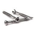 Chipboard Screws Wood Screws SS304 Decking Screws With 6 Nibs Torx T25 Type 17 Knurling