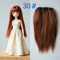 New Season Animal Goat Hair Machine Weft 500cm Weft Length* 20cm Hair Length 30# Dyed Color 100g Per Each Piece MegaBDM