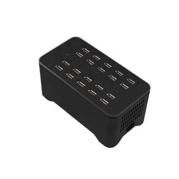 New Smart Phones Tablet Charger 5V 20A Power Adaptor 20 Ports USB Charging Station