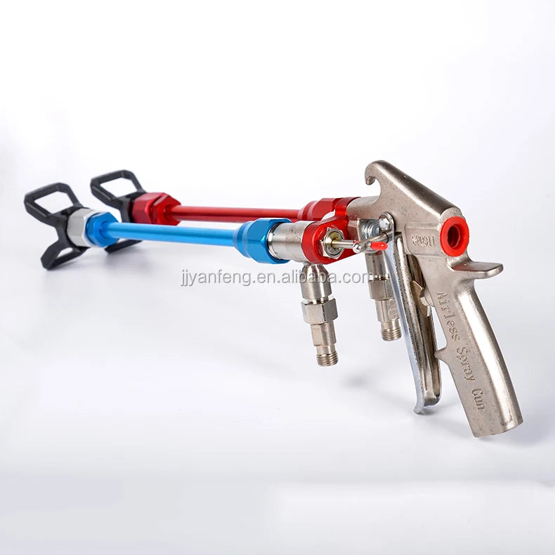 Two Components Airless Sprayer Protective Coatings Spray Gun Double Nozzle Paint Gun Dual Head Spray Gun