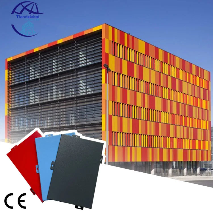 Custom 4mm Fireproof Modern Aluminum Veneer Panel for Exterior/Interior Facade Cladding and Curtain Walls