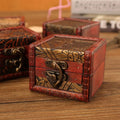 Custom Antique Wooden Jewelry Gift Storage Box Small and Eco-Friendly with Hinged Lid Keepsake Ornament