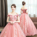 Wholesale Color Yarn Students Art Pompadour Skirt 2024 New Stage Annual Meeting Host Evening Gown Long Performance Dress Women