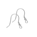 Wholesale DIY 925 Sterling Silver Accessories Ear Fish Hooks Dangle Pendant Earrings Wire for Fine Jewelry Making Handmade