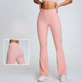 Womens Flare Leggings With Tummy Control High Waist Wide Leg Yoga Pants