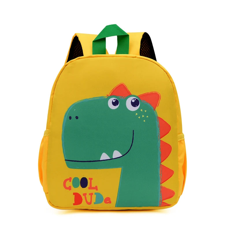 Cartoon Kids Backpack Nylon Kindergarten Backpack Cartoon Nursery Water Proof School Bag for Kids Boy School Primary School