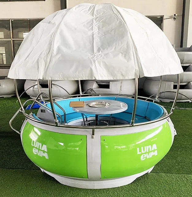 Water Park Equipment Price South Africa Play Equipment(old) for Kids Park Splash Bbq Donut Grill Boat with Round Dome Light Top