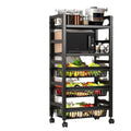 Jiuyi Kitchen Vegetable Basket Storage Rack Floor to Floor Multi Story Storage Multi Functional Storage Basket