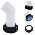 IBC Spout DN50 Tote Tank Adapter Extension Drain Hose Pipe Elbow Water Tank Nozzle Tap Cap Valve Fittings Connector Home Garden