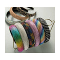 New Design Shiny Full Rhinestone Headbands Luxury Sponge Hair Hoop Women Headband Glitter Hair Accessories
