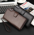 Baellerry Casual Multi-functional Men's Clutch Bag Korean Men Business Wallet Long Zipper Phone Bag