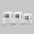 15ml 30ml 50ml 100ml Customizable Color Acrylic Cosmetic Airless Jar with Plastic Pump for Skin Care Eye Cream & Lotion