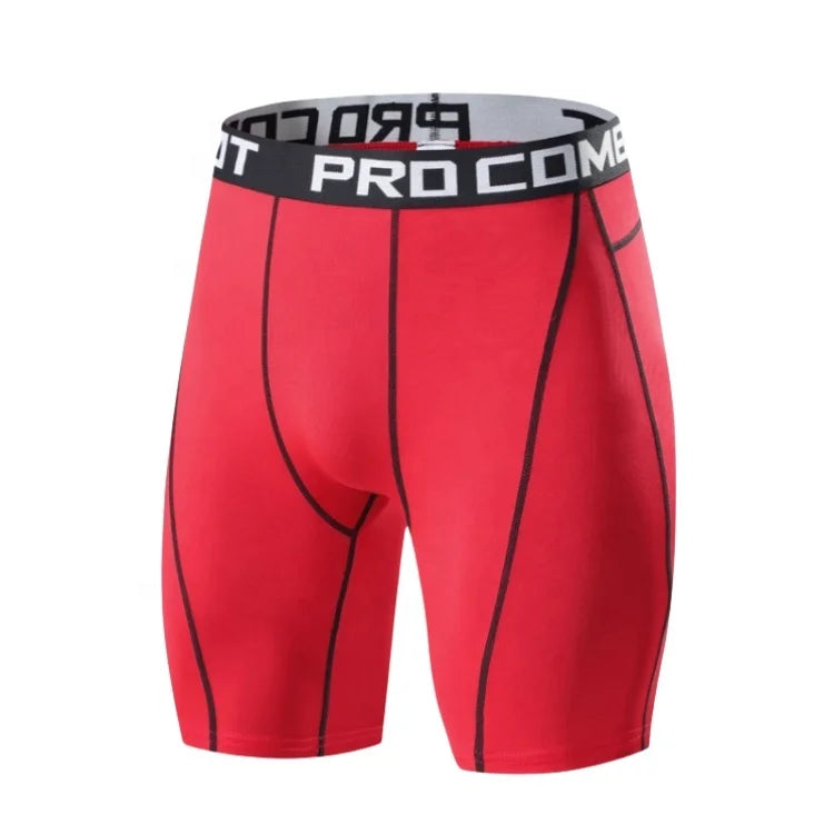 Lanyu Men Custom Solid Active Mid Waist Leggings Quick Dry Compression Workout Shorts Patchwork Pattern Bodybuilding Base Layer