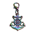 Luxury Anchor Shaped Keyring Small Metal Chain Wholesale Accessory for Lady Purse Safety Portable Feature for Decorations Logos