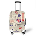 Durable Elastic Polyester Luggage Cover Full Printing Suitcase Protector with Durable Features
