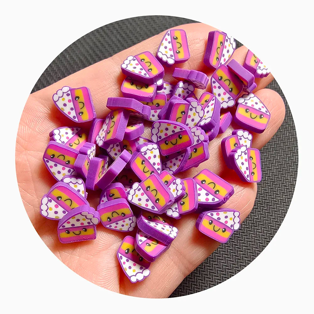 500g Cake Polymer Clay Sprinkle for Kids DiySoft Clay for Craft Clay/Nail Art/Scrapbook Decoration DIY Slime Shaker Fillings
