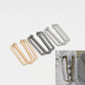 Hot Selling Bikini Connector Metal Hardware U Shape Buckle Anti-Corrosion Glitter Ring Buckle Swimwear Accessories