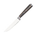 4.5 Inch 3Cr13 Stainless Steel Kitchen Steak Knife with High-Polish Finish Ambidextrous Ergonomic Pakka Wood Handle