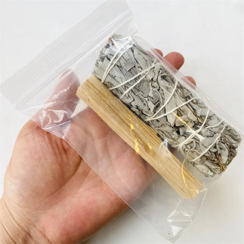 Wholesale Peruvian Sacred Palo Santo Stick Holy Wood California White Sage Aromatherapy Set