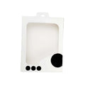 Custom Designed Beautiful Transparent Rigid Boxes Coated Paper for Fur Packaging Simple Modern Style