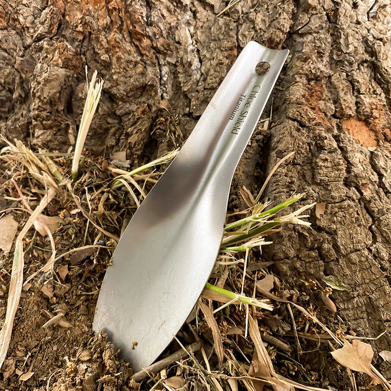 Titanium Trowel Camp Shovel  Outdoor Compact Poop Shovel/Trowel Multi Tool for Hiking Camping Camping Accessories