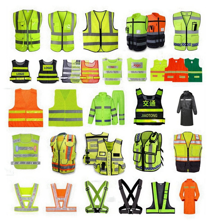 Safety Overalls Chaqueta Seguridad Pvc Rain Suit Waterproof Work Clothes Reflective Safety Coverall Polo Shirt Reflective