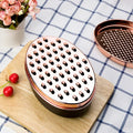 INS Style  Soft Cheddar Cheeses 2 Sides  Citrus Lemon Zester Cheese Grater with Food Storage Container & Clean Brush & Peeler