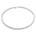 Fashion Hip Hop Chain 925 Sterling Silver 2mm 3mm 4mm Cubic Zircon Tennis Necklace for Women Men Fine Jewelry Wholesale