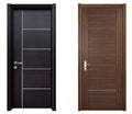 Guangzhou Factory Supplier Modern Interior Solid Wood Apartment Door with Swing Open Finished Surface Luxury Design